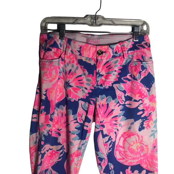 Lilly Pulitzer Sadie stretch crop chino pants. Sz 2 - Picture 3 of 7